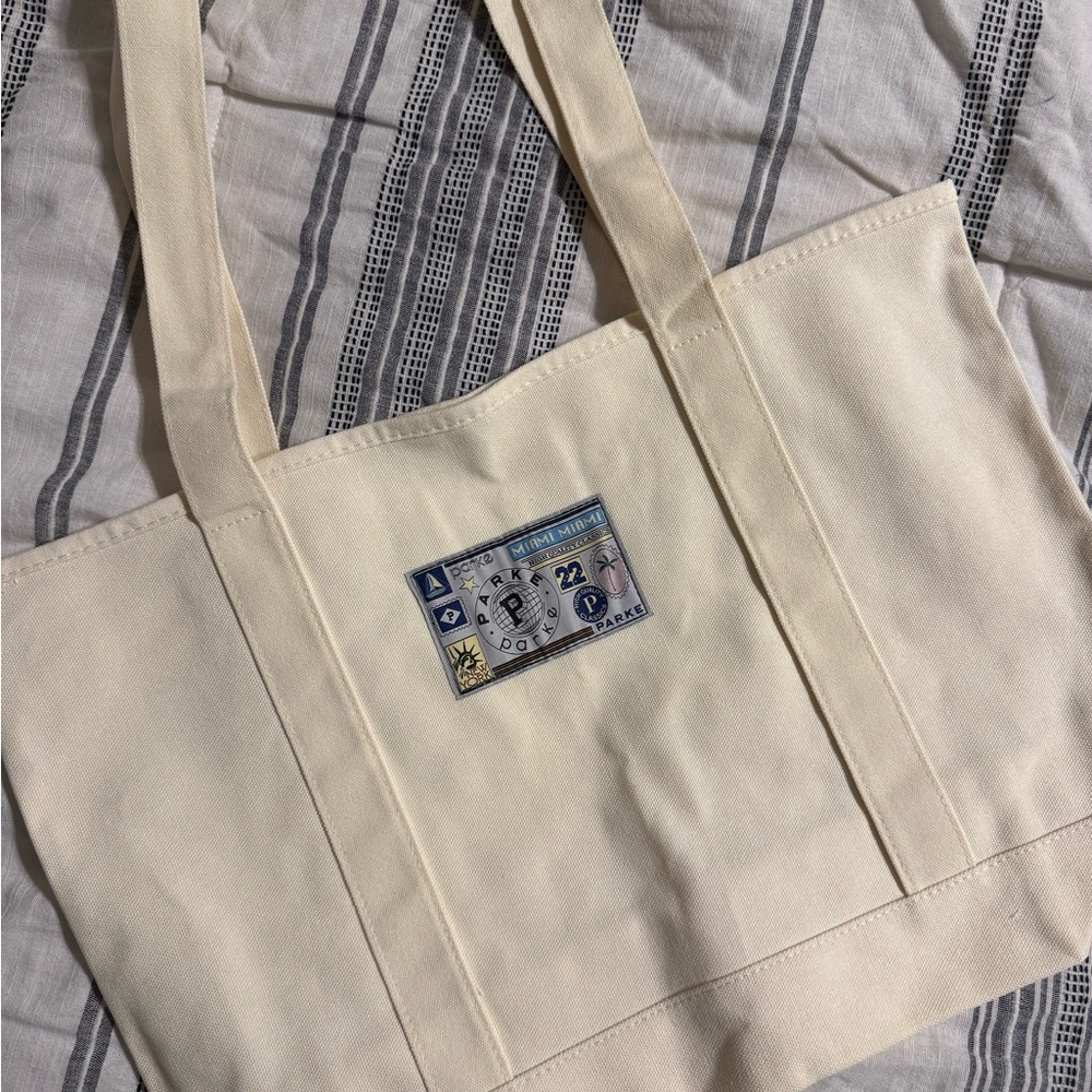 Parke canvas tote bag - NEW